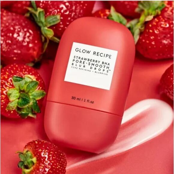 Glow Recipe Strawberry BHA Pore-Smooth Blur Drop Treatment + Primer BNIB - Picture 1 of 9